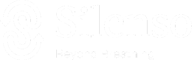 Silenso white logo