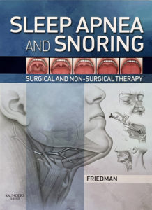 Sleep apnea and snoring book cover