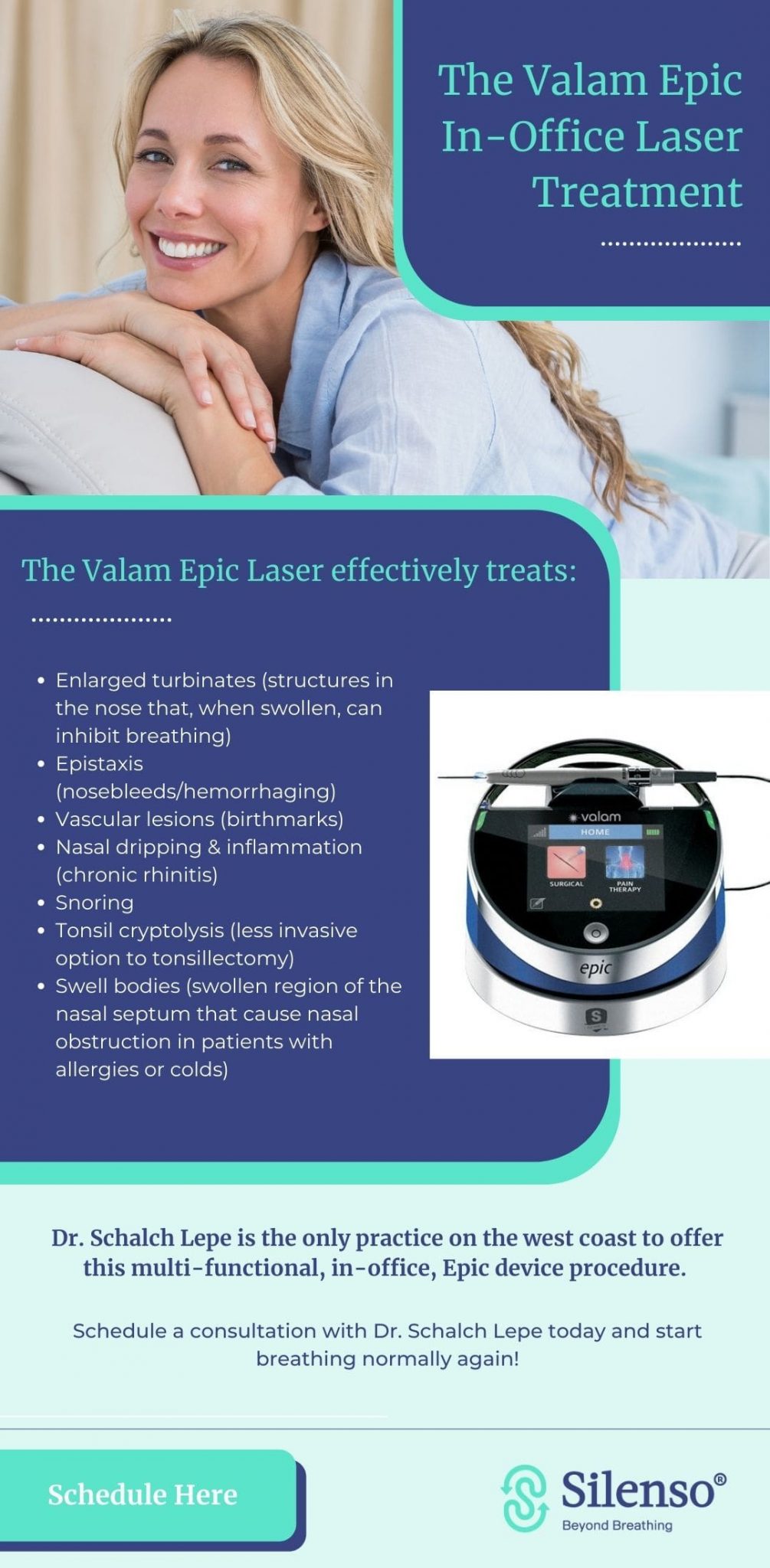 ENT Laser Treatments in Office San Diego, La Jolla, Chula Vista CA